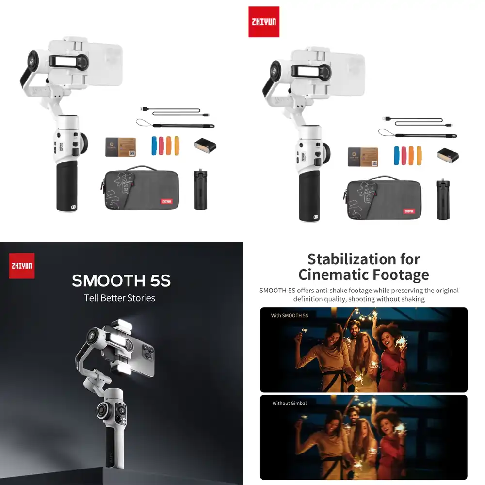 Handheld Stabilizer Gimbal - Zhiyun Smooth 5S Combo 3-Axis Smartphone