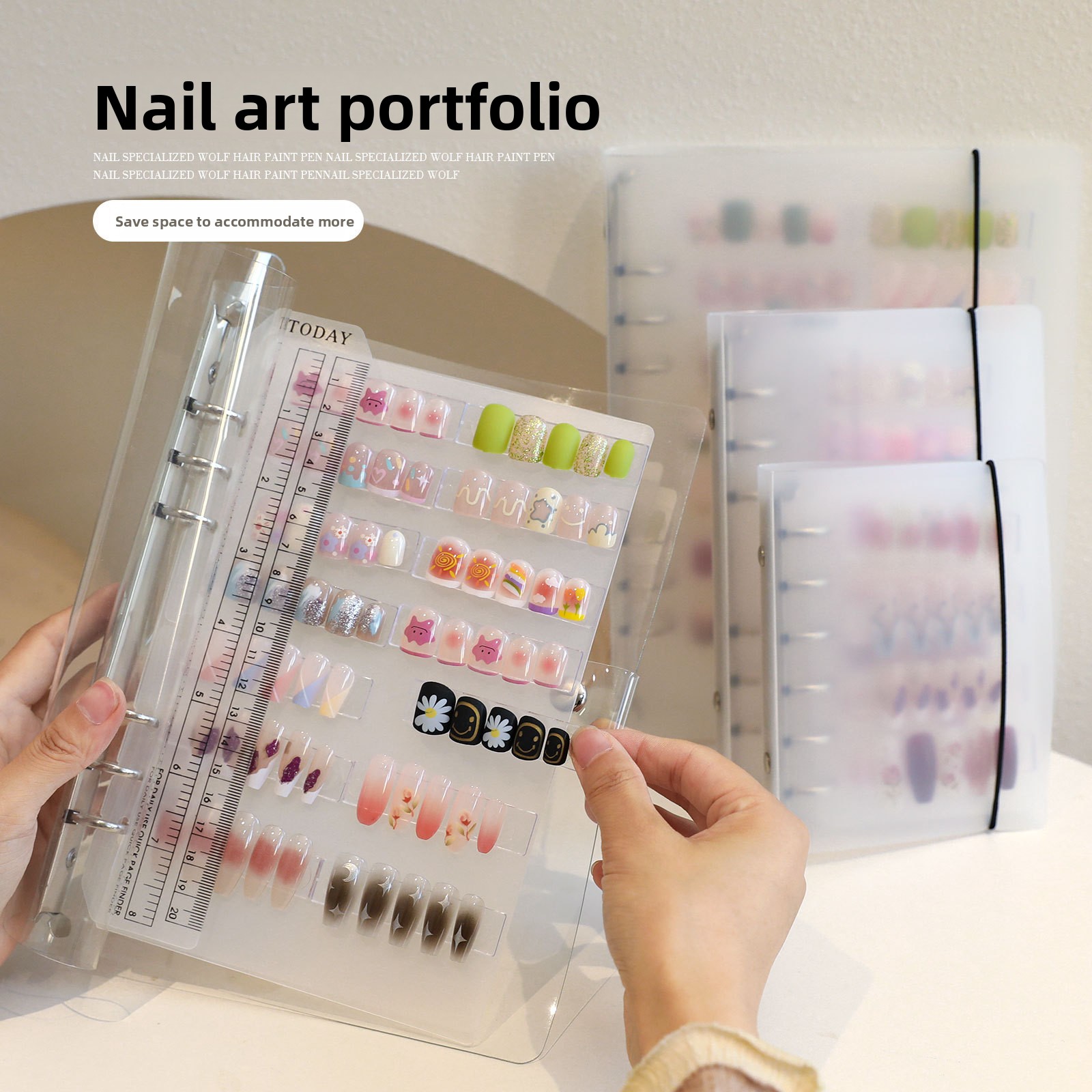 Photography Basic - Nail Art Piece Storage Book Large