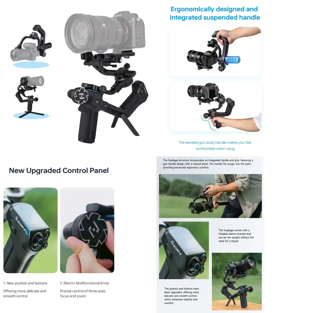 Handheld Stabilizer Gimbal - FeiyuTech Feiyu Scorp 2 3-Axis Handheld