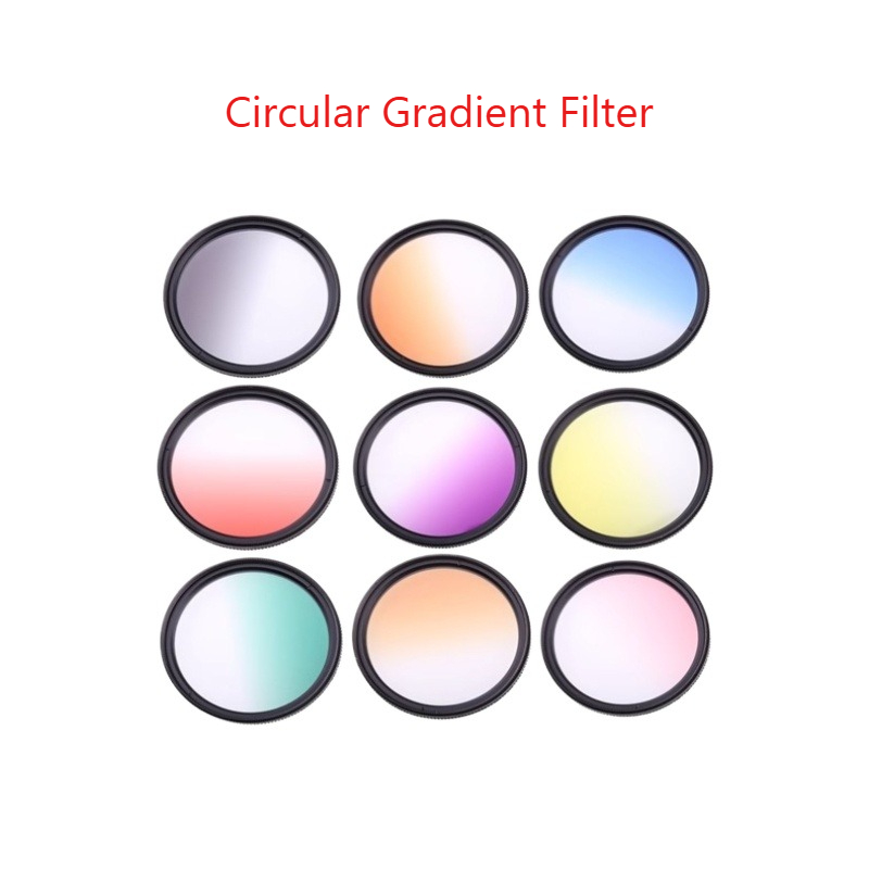Photography Yellow Filter - Adjustable Full Color Filter Gradient Filter