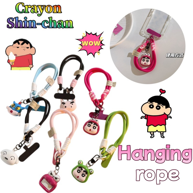 Camera Wrist Strap - Crayon Shin-chan Shiro Crocodile Plush Doll