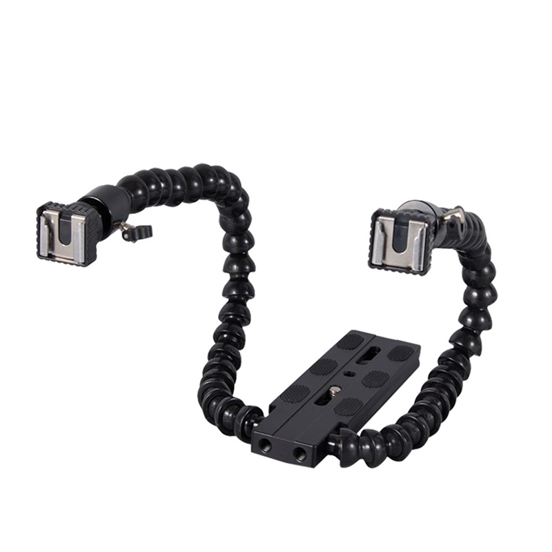 Photography Ratio - Flexible Dual Arm Hot Shoe Flash