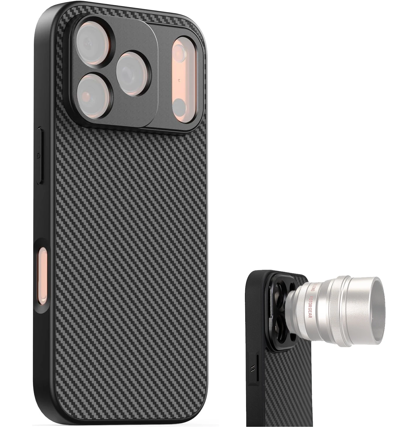 Photography Pro - 17mm Carbon Fiber Thread Phone Case