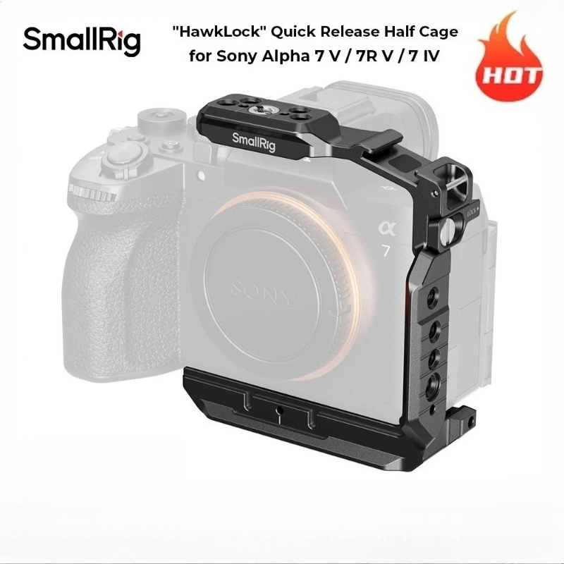 Nikon Camera Z50 - SmallRig 6023 HawkLock H38 Half Cage
