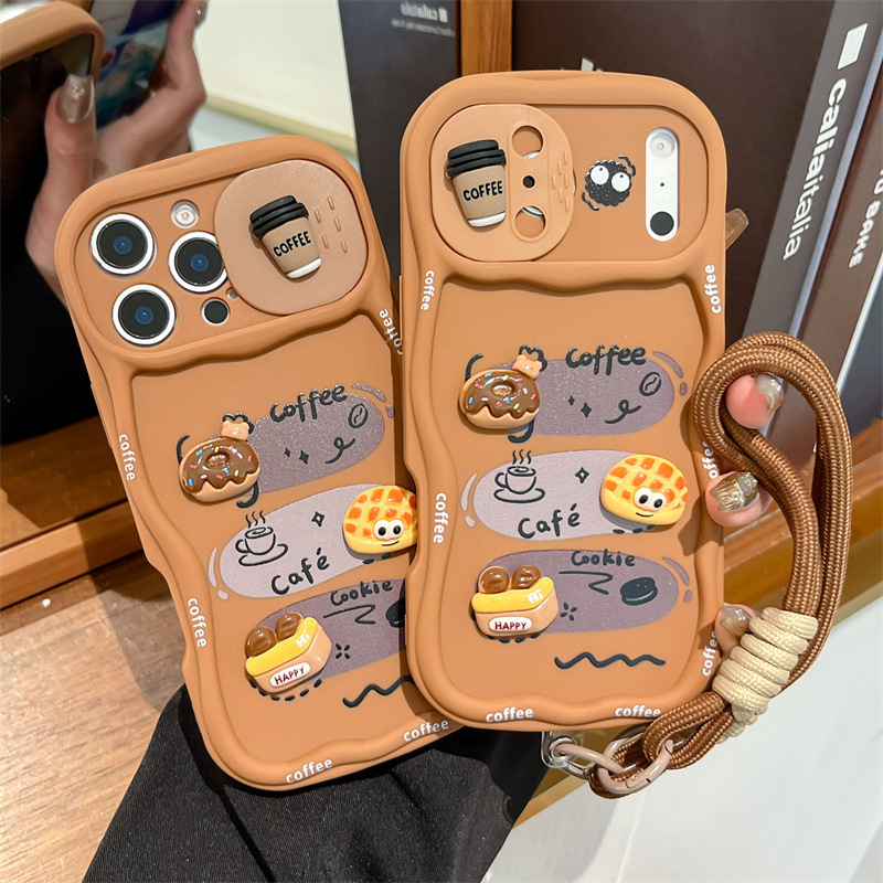 Camera Wrist Strap - 3D Cartoon Bread With Wrist Strap