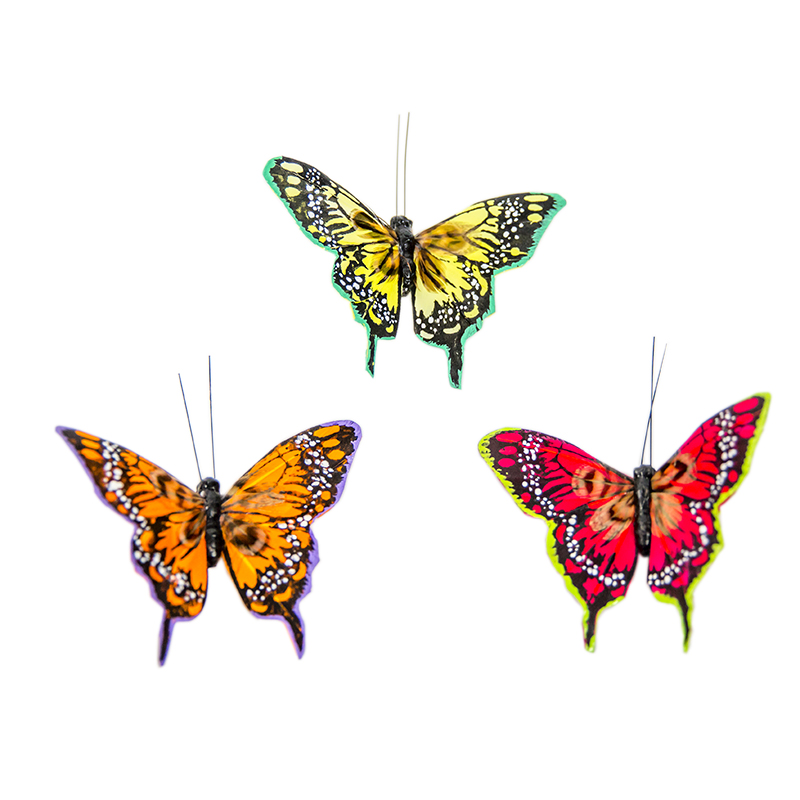 Photography Simulator - 3 pc Simulation feather butterfly scene