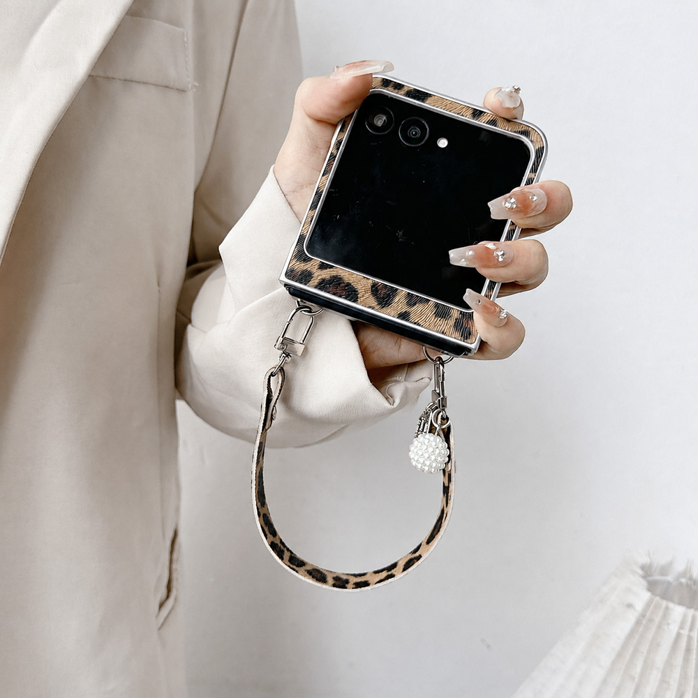 Leopard Print Folding Flip Pho - Camera Wrist Strap review and price