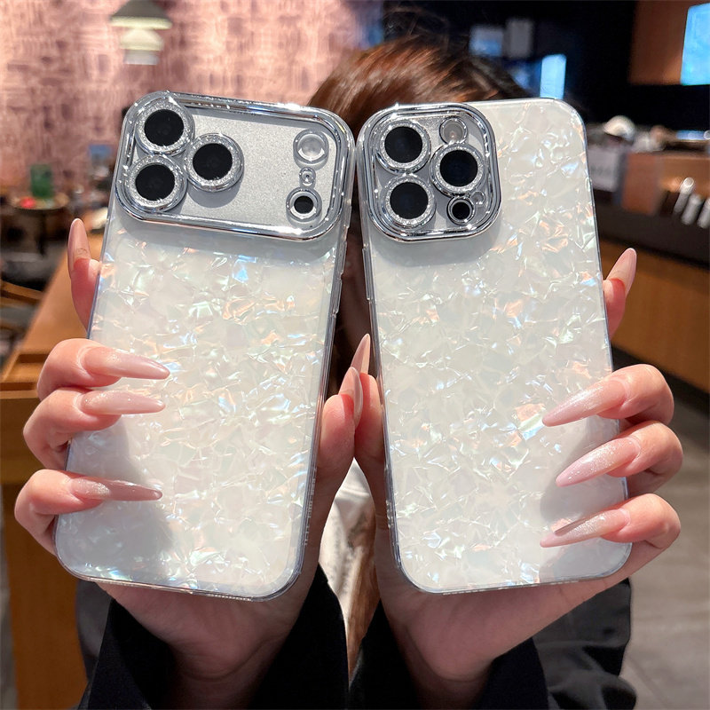 Shell Pattern Phone Case with  - Camera Wrist Strap review and price