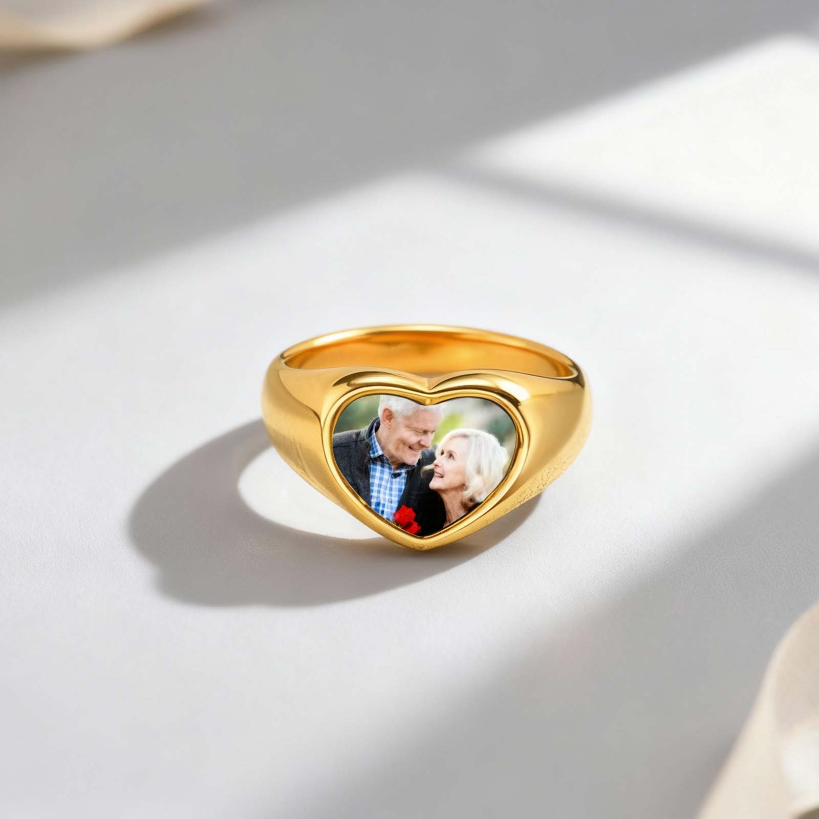Custom Photo Signet Ring for W - Photography Logo review and price