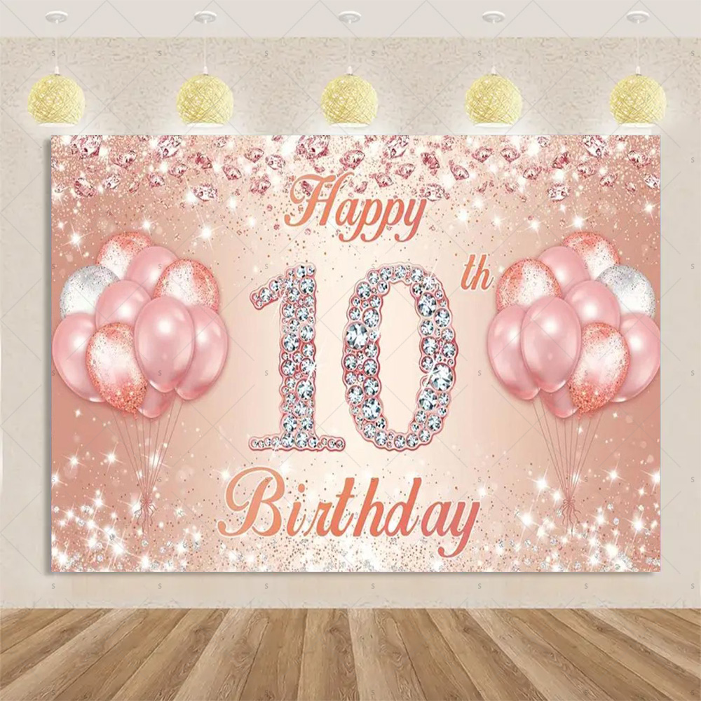 10th Happy Birthday Party Deco - Photography Composition review and price